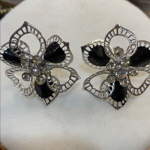 Vintage Screw Back Earrings 1-1/2 inch Diameter